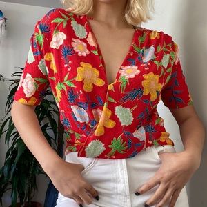 ZARA WRAP BLOUSE